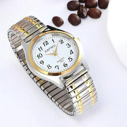 Reloj Elegante de Acero Flexible y Resistente