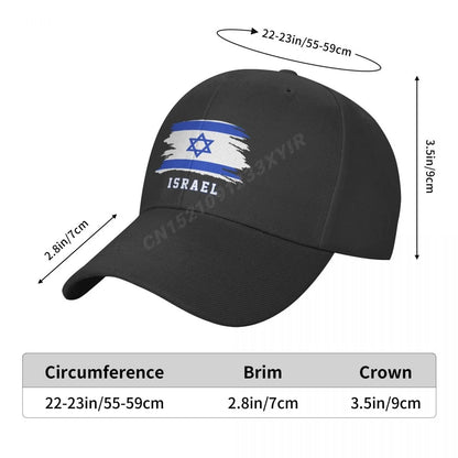 Gorra de Béisbol con Bandera de Israel: Estilo Único y Protección Solar 🇮🇱