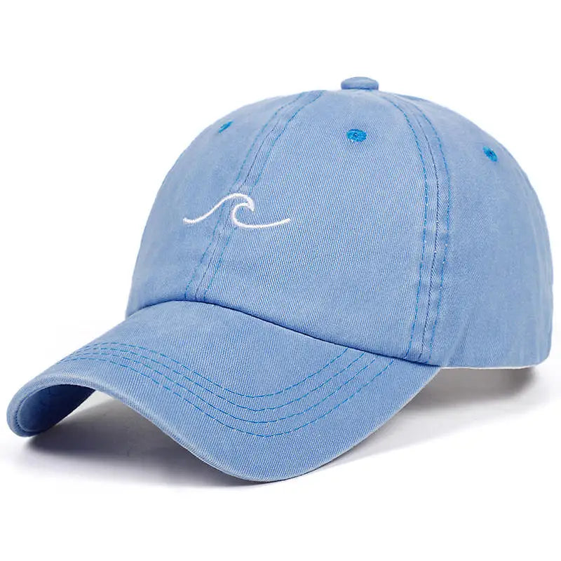 Gorra de Béisbol de Onda de Bordado MOONBIFFY 🌞