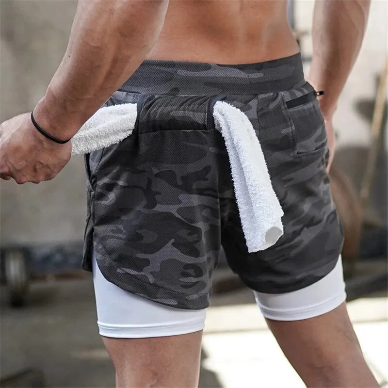 Shorts 2 en 1 de Running para Hombre: Comodidad Suprema y Secado Rápido