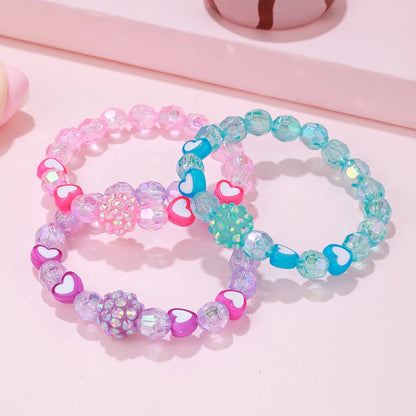 Set de 3 Pulseras Princess Girl: Encanto y Elegancia para Tu Princesa 🌟