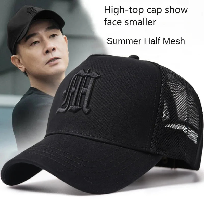 Gorra de Béisbol Big Head Plus Size para Hombre 2024: Estilo Hip Hop Único