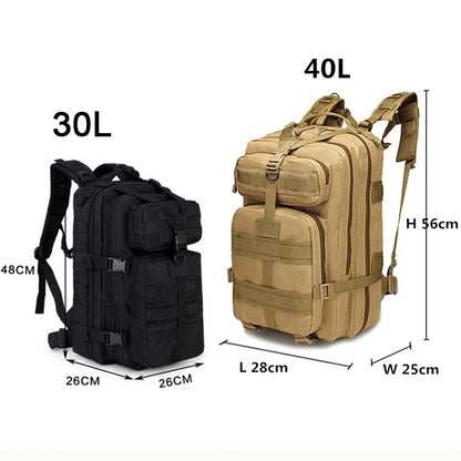 Mochilas Tácticas RYSPO de Nylon 1000D: Resistencia y Versatilidad Únicas 🌲🎒