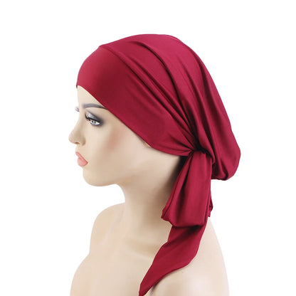 ¡Turbante Elástico para Mujeres Musulmanas de Alta Calidad! 🌟 ¡Estilo y Comodidad en Uno! ¡Consigue el Tuyo Hoy! 🌸