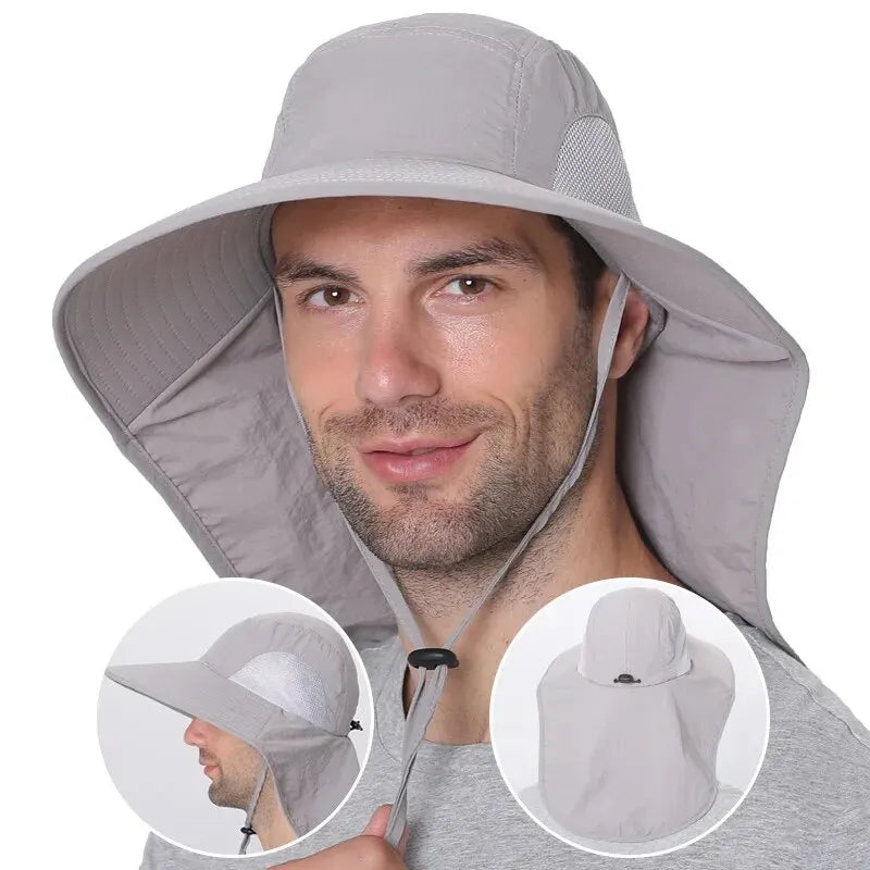 ¡Gorra Solar con Cuello Protector para Aventureros! 🌞🧢