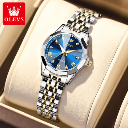 Reloj de Pulsera OLEVS Mujer: Lujo y Elegancia en Dorado 2022 🌟