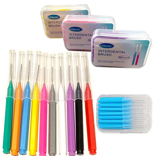 Set de 30 Cepillos Interdentales para una Sonrisa Radiante