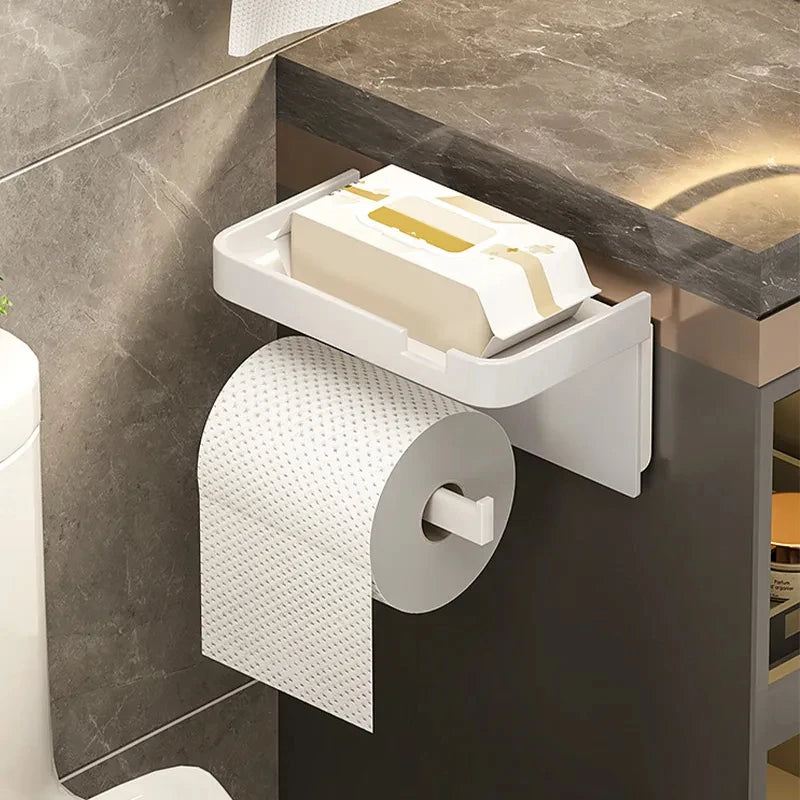 Soporte de Papel Higiénico Multifuncional de Plástico YANKE