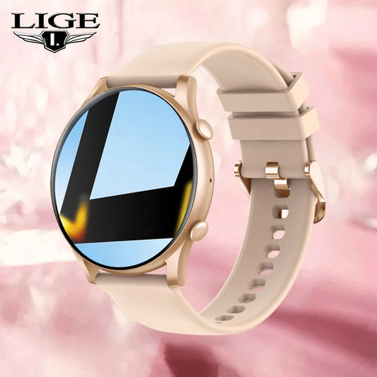 Smartwatch LIGE Mujer Bluetooth Deportivo Salud Resistente Agua Full Touch iOS Android