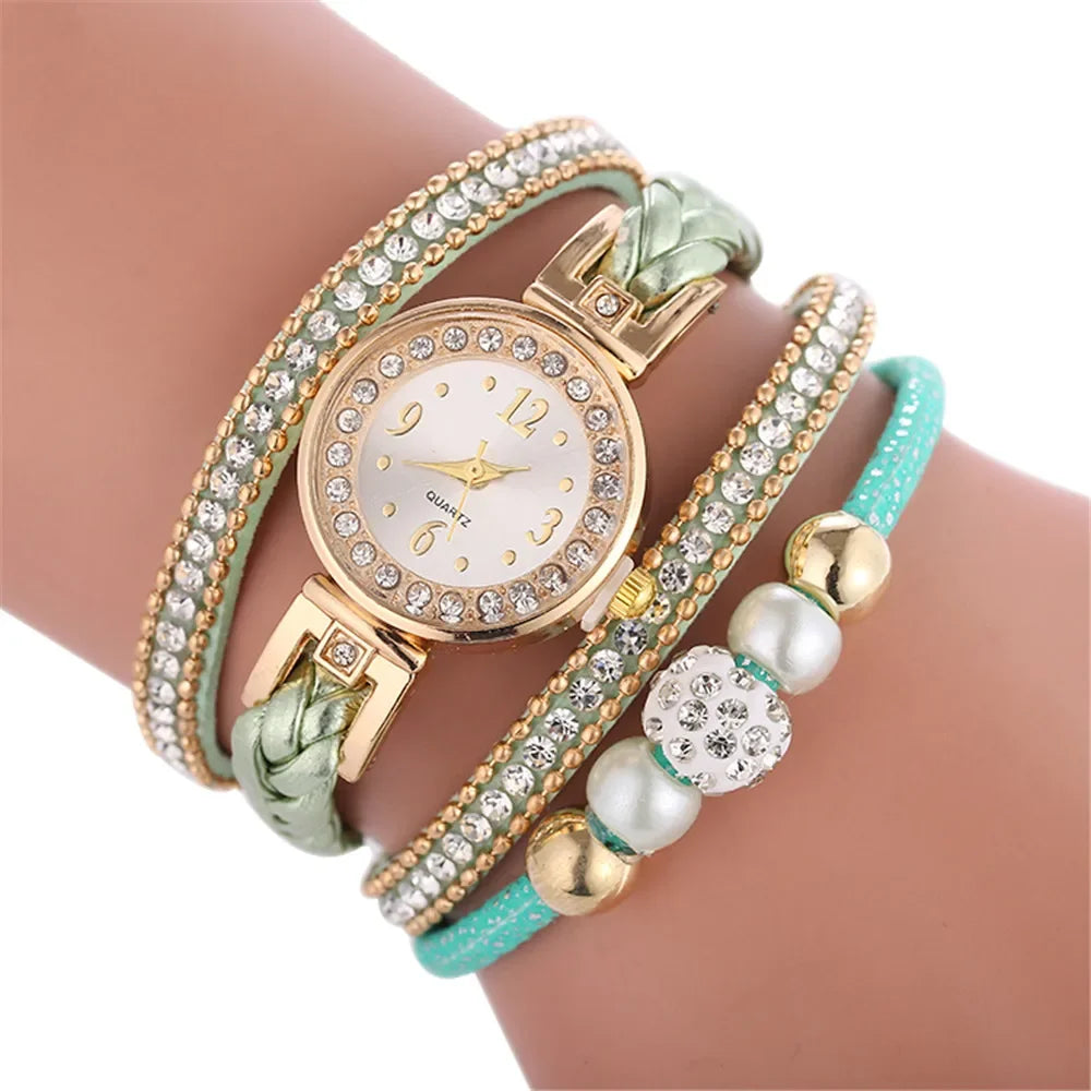 Reloj Pulsera Mujer Envoltorio MOONBIFFY 2024: Elegancia que Envuelve 🌟