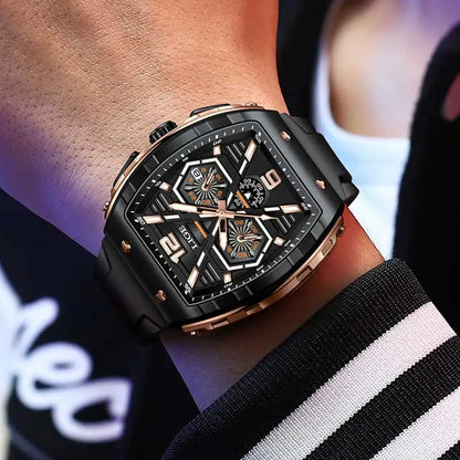 Reloj Masculino LIGE: Elegancia Deportiva y Durabilidad Elevada 🌟