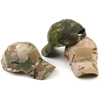 Gorra de Verano Camuflada de Estilo Militar - Elegancia y Protección en tus Aventuras 🌿