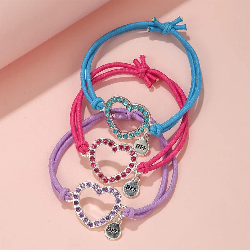 Set de Pulseras BFF Elegantes y Encantadoras