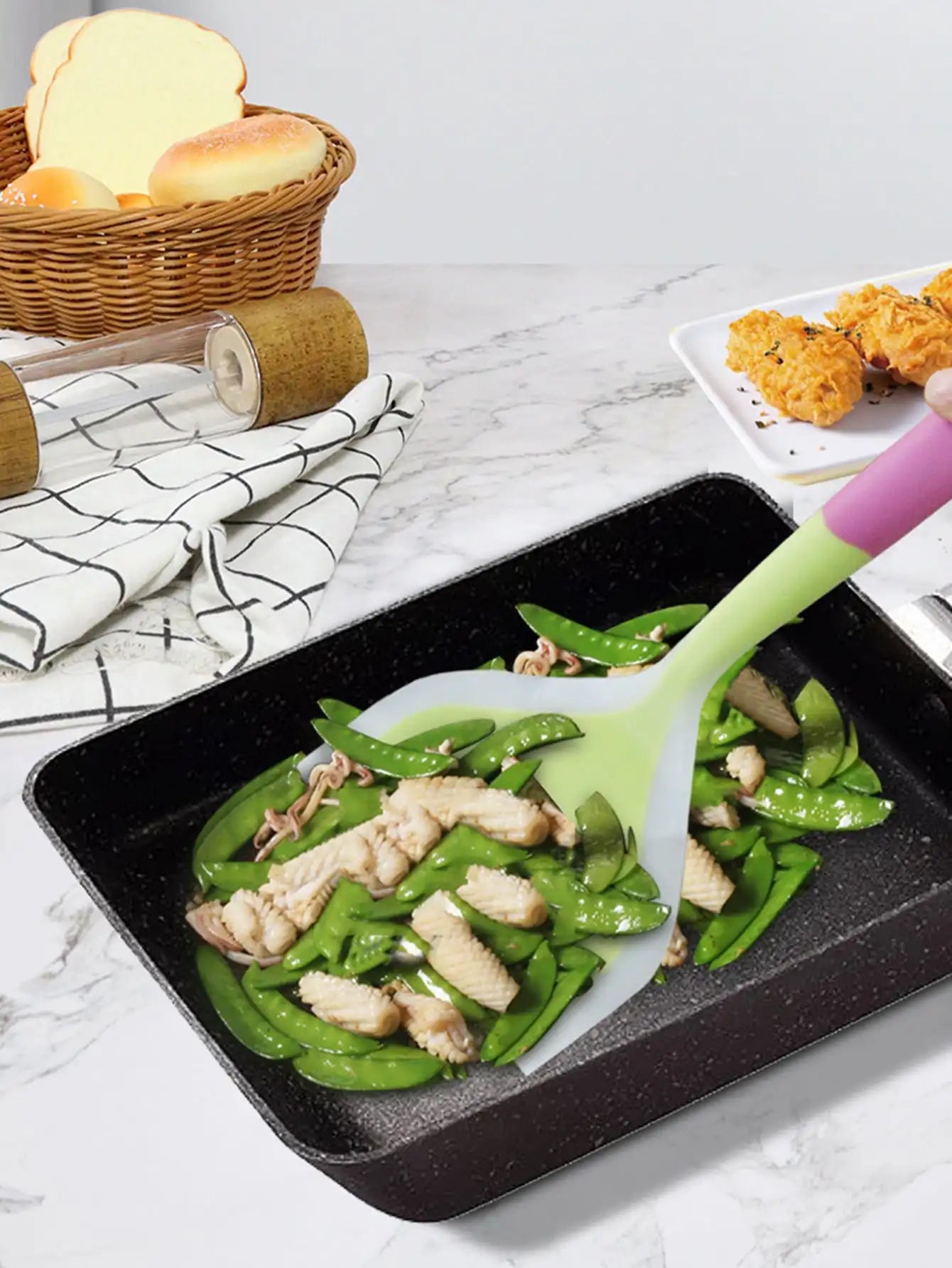 Utensilios de Cocina de Silicona Premium - Arte Culinario Elevado 🌟