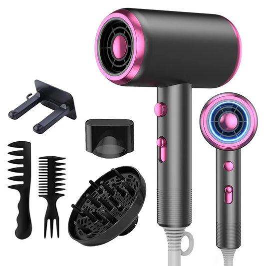 Secador de Pelo con Difusor G2 de 1800W: Pelo Suave y Brillante con Tecnología iónica y Cuidado Constante 🌟