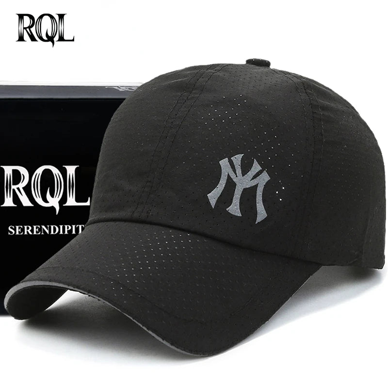 Gorra de Béisbol de Lujo RQL: Protección Solar y Estilo Urbano 🔥