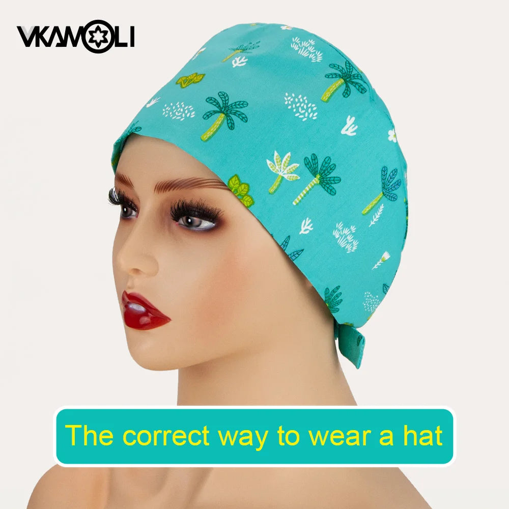 ¡Gorro Estampado Vkamoli para un Look Profesional y Cómodo en el Trabajo! 🌟 Atrévete a Lucir Genial mientras Cuidas a tus Mascotas 🐾 ¡Consíguelo Ya y Marca la Diferencia! 🚀