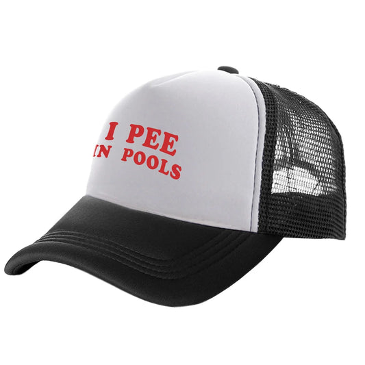 Gorra Trucker "I Pee in Pools" - Divertido Accesorio de Verano 🧢