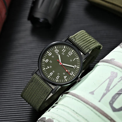 Reloj Militar YESOOK con Banda de Nylon Luminosa