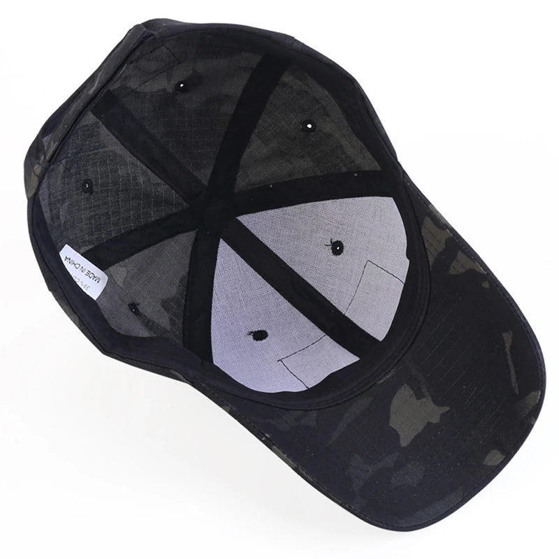 Gorra de Béisbol Camuflaje Militar Táctica Ajustable Unisex