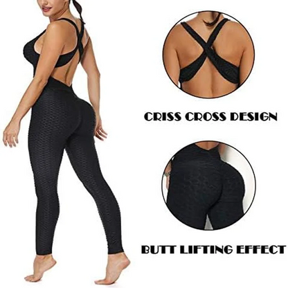 Mono Deportivo de Mujer Premium "Scunch Butt" con Top Favorecedor