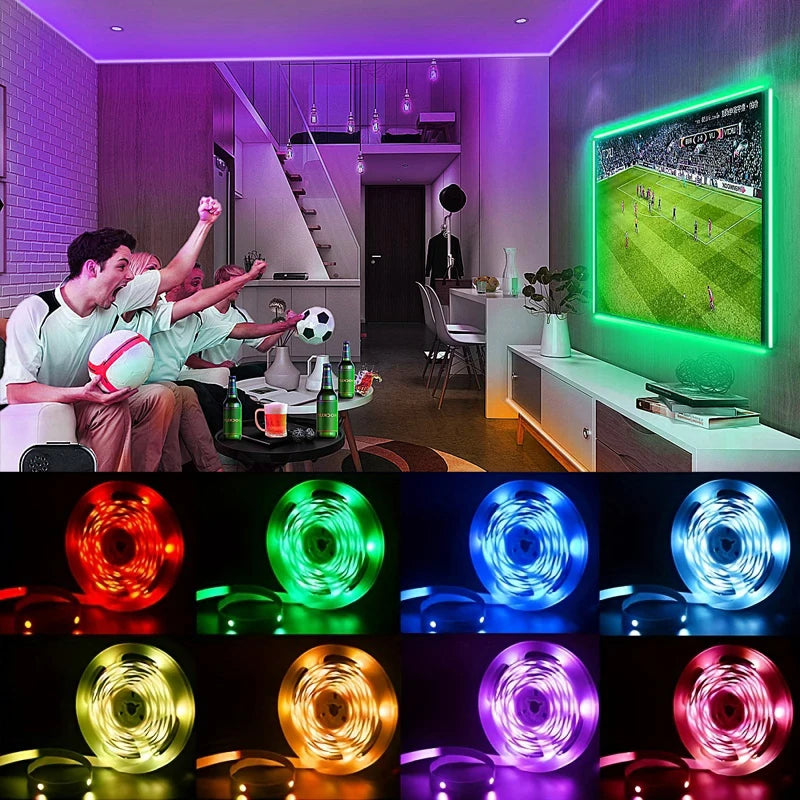 Luces LED RGB para TV con Control de 3 Teclas 🌈