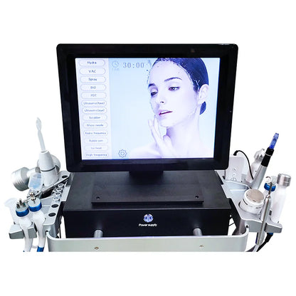 Máquina Facial Hydra de 14 en 1: Belleza Rejuvenecedora ¡Desde Casa!