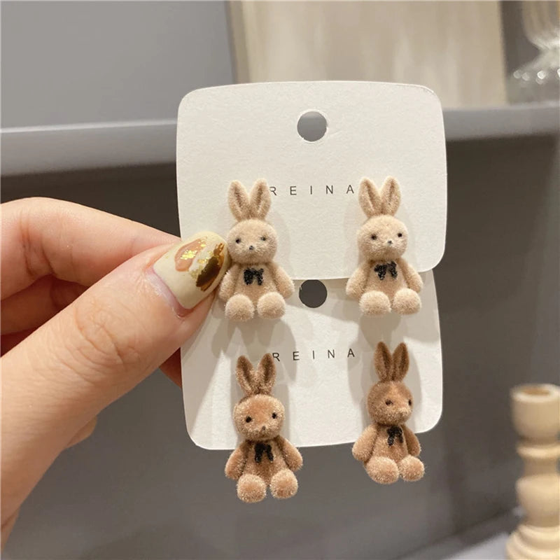 Pendientes Peluche - Ternura y Estilo Coreano 🐰