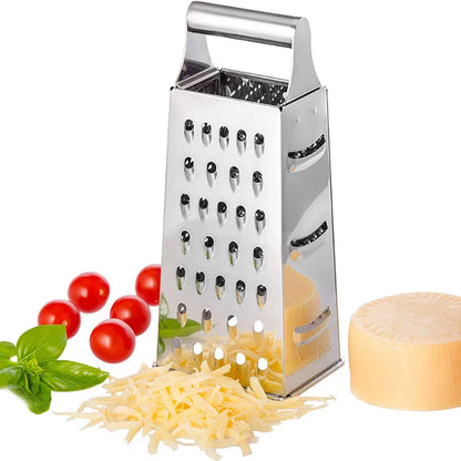 Ralladora de Caja 4 Cuchillas Acero Inoxidable - Herramienta Culinaria Excepcional