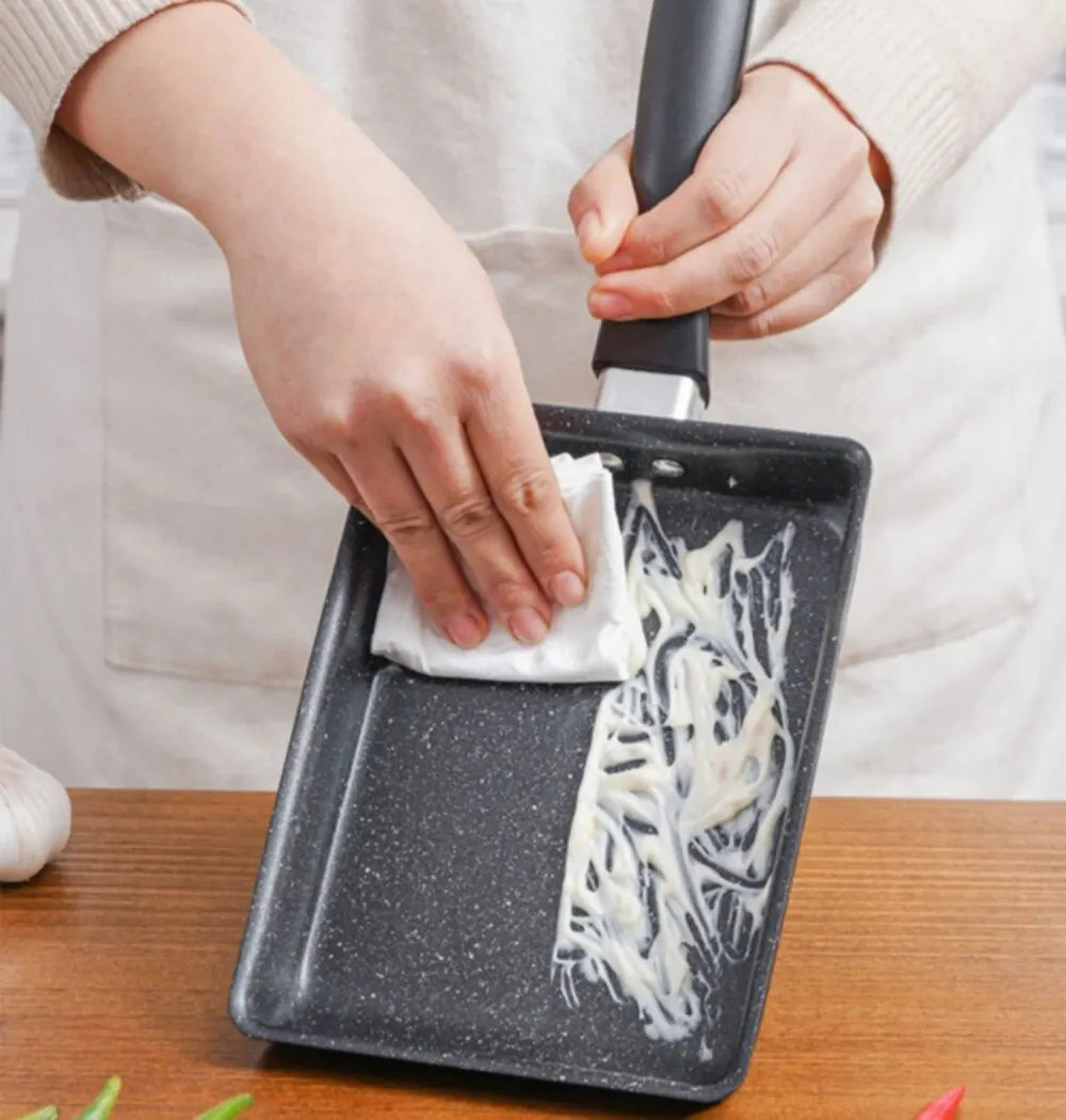 Sartén Cuadrada de Piedra Maifan: ¡Cocina como un Chef Profesional! 🍳