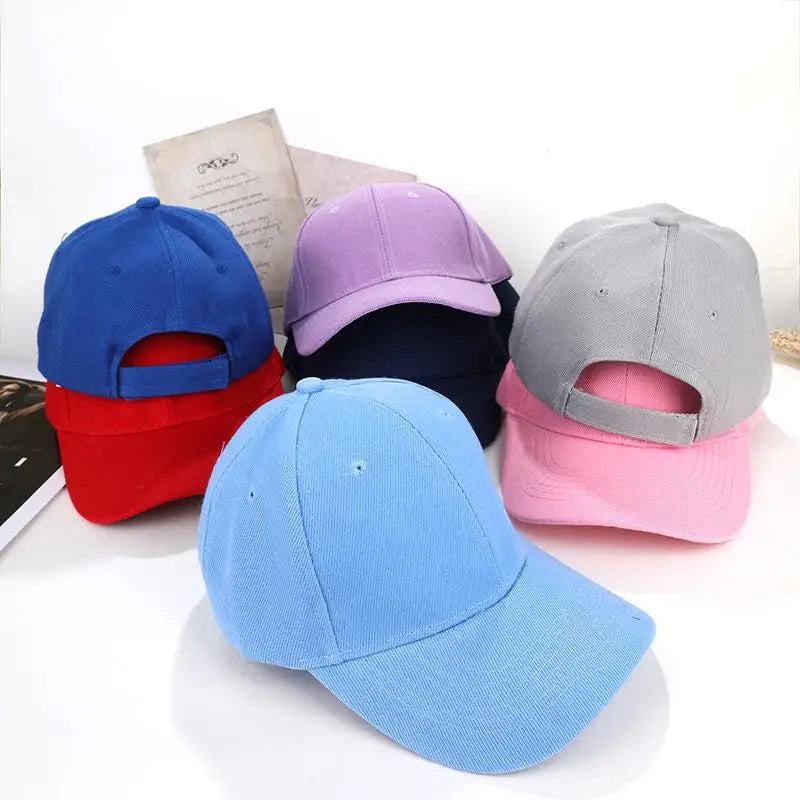 Gorra de Béisbol Infantil Ajustable en Colores Dulces - Protección Solar y Estilo ¡Imbatibles!