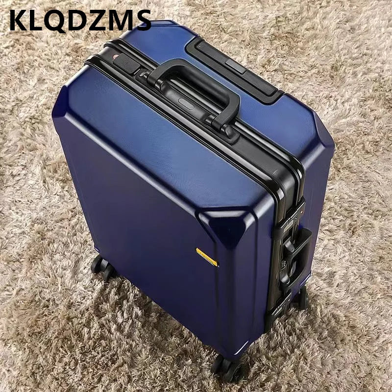 ¡Maleta con Estructura de Aluminio de KLQDZMS - Viaja con Estilo y Seguridad!