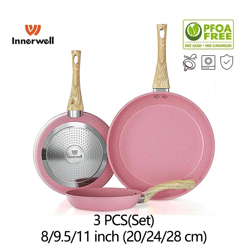 Set de Sartenes Antiadherentes Innerwell: ¡Cocina como un Chef!