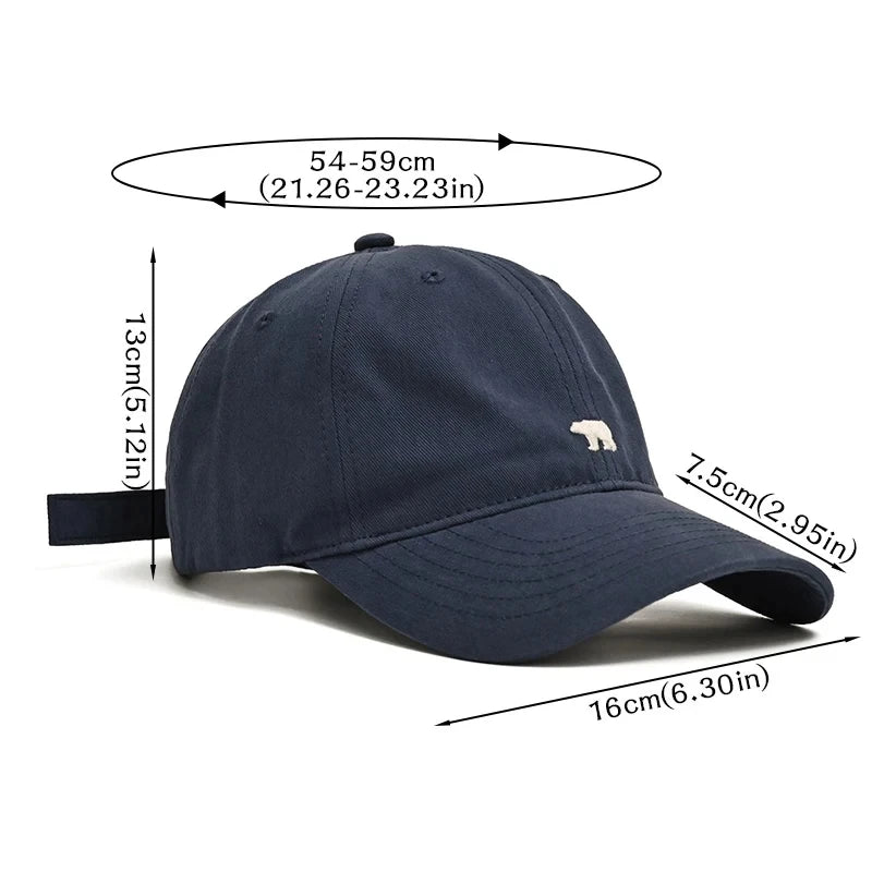 Gorra de Béisbol Elegancia Polar: ¡Estilo Excepcional con Protección Solar!🌟