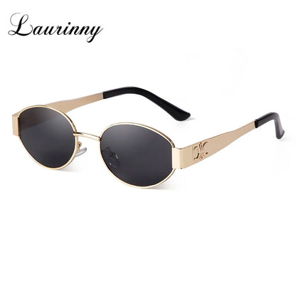 LAURINNY Retro Ovale Sonnenbrille 🌟 Sofortiger Stil und Eleganz! 😎 Holen Sie sie sich jetzt und glänzen Sie mit Stil! 🌞