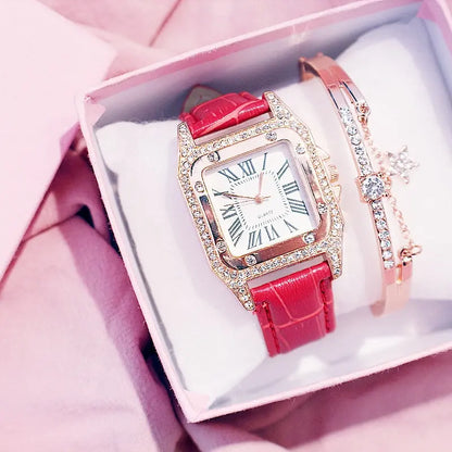 Set de Relojes de Diamantes Estelares para Mujer