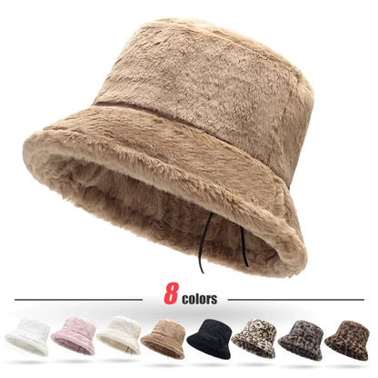 ¡Sombrero Leopardo de Felpa para Mantenerte Cálida con Estilo! 🍂