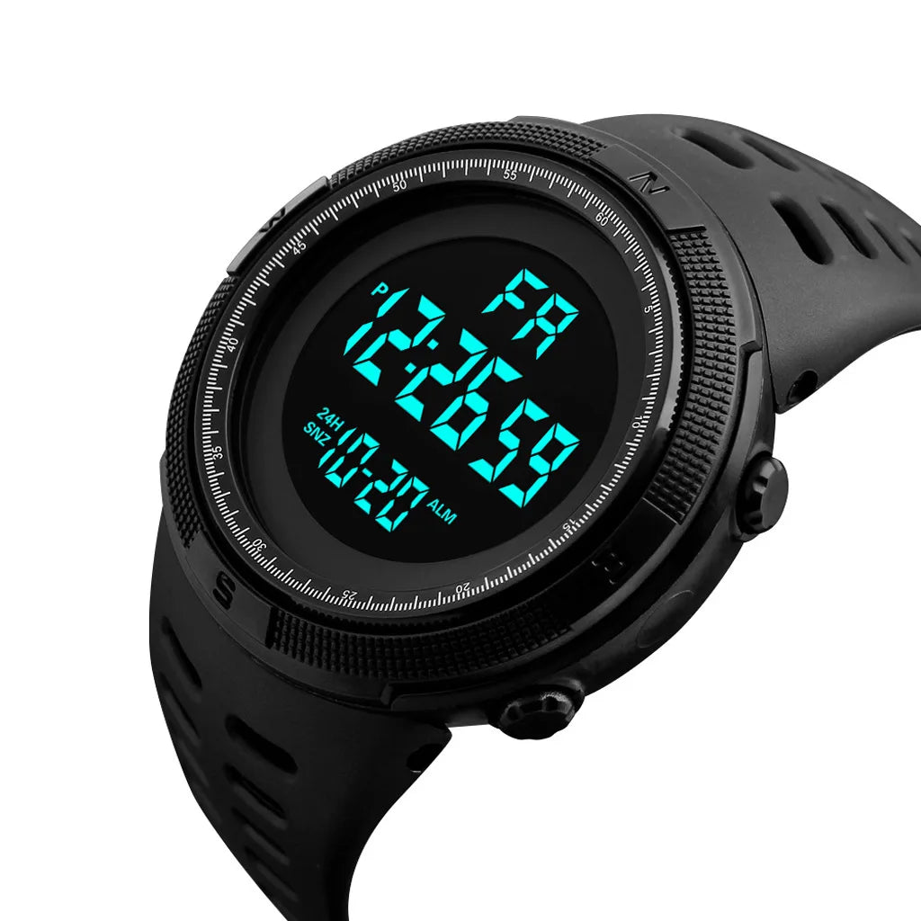 Reloj Digital YIKAZE Y01 para Hombre: Deportivo, Resistente y Multifuncional