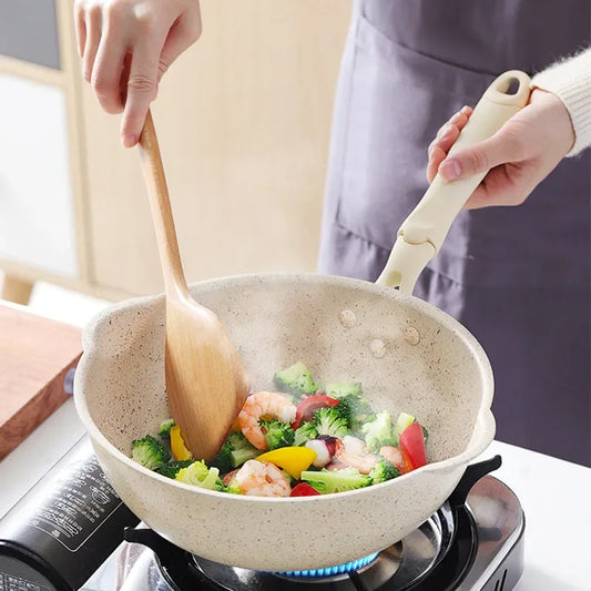 Sartén de Freír Profunda de Piedra de Maifan: Experiencia Culinaria Excepcional