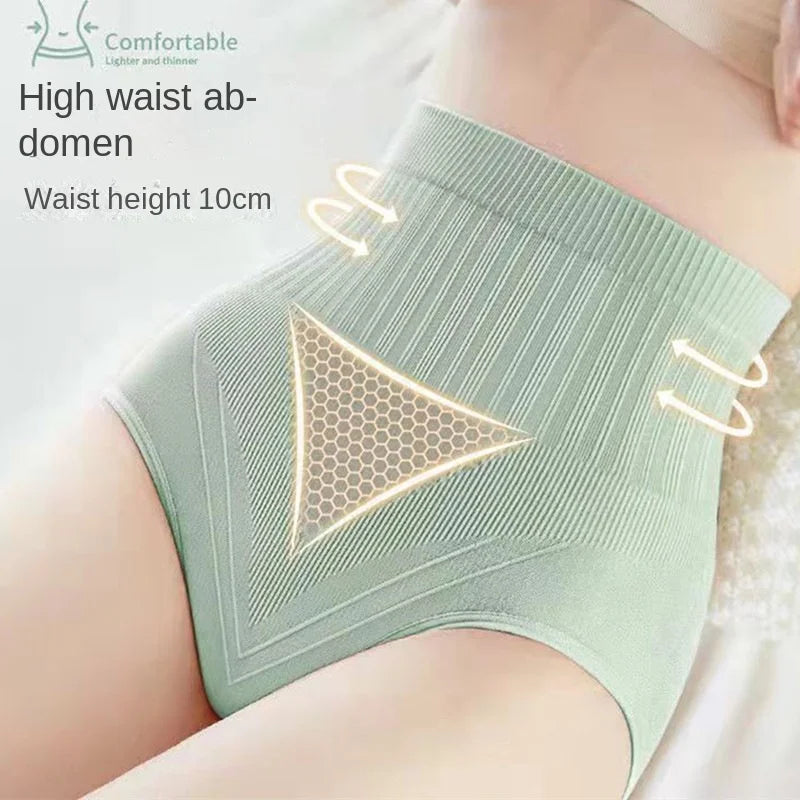 1pc High Waisted Women's Underwear Seamless Panties Women Waist Shaping Seamless Triangle Panties