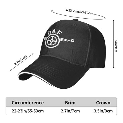 Gorra de Camionero Clásica Original de DAF - Estilo Casual y Protección Solar ⛳️