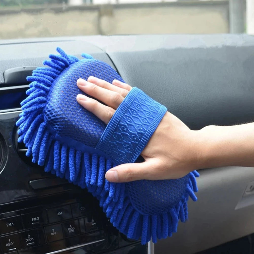 Guante de Lavado de Coche de Microfibra Chenille: ¡Limpieza Impecable! 🚗