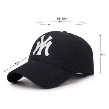 Gorra de Béisbol Deporte al Aire Libre Letras Bordadas Ajustable Señoras Hombres Hip Hop Moda 🧢