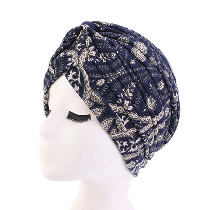 ¡Turbante de Algodón Floral: Estilo y Comodidad en Uno! 🌸