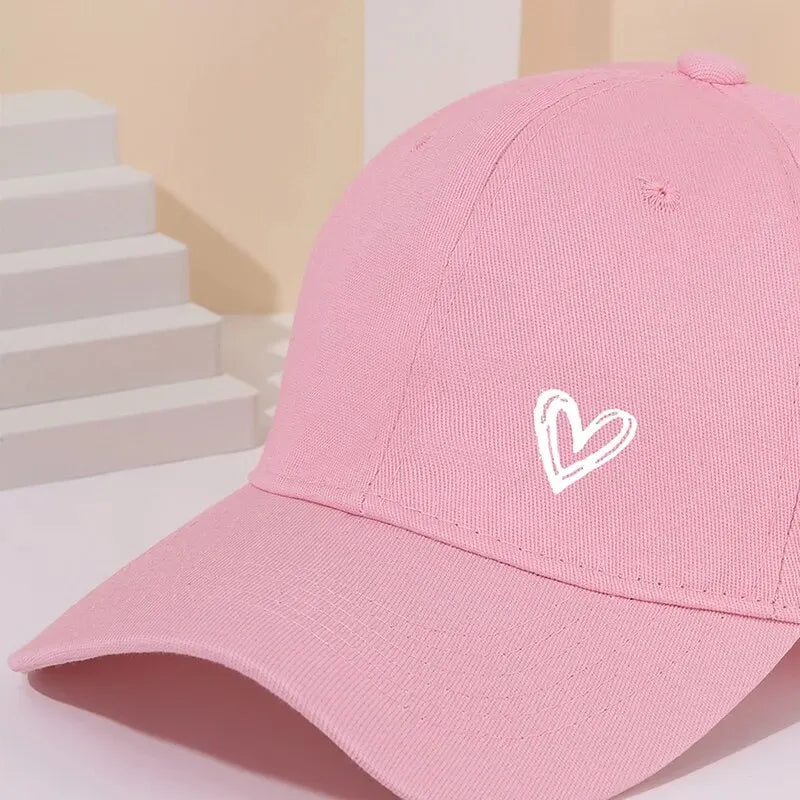 ¡Gorra de Béisbol Corazones Couple Love! 👫🧢 ¡Estilo y amor en cada aventura! 🌞