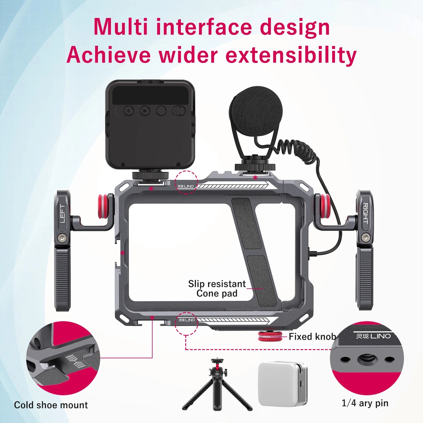 Jaula con Mango Lateral Rig para iPhone de Ulanzi: Eleva tus Creaciones