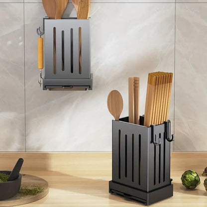 Soporte de Utensilios de Cocina Multifuncional - Organización y Estilo en Uno solo 🍴