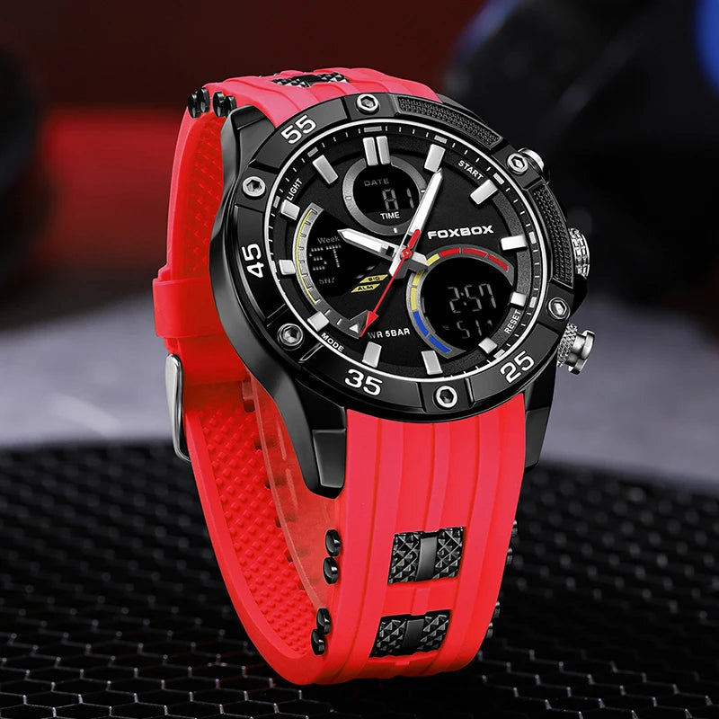 Reloj FOXBOX Luxury Wristwatch para Hombre - Elegancia y Funcionalidad Únicas ¡Descúbrelas!