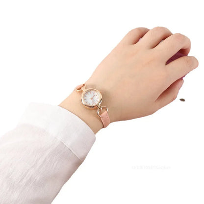 Reloj Redondo Pequeño para Mujer de MOONBIFFY - Elegancia Diaria