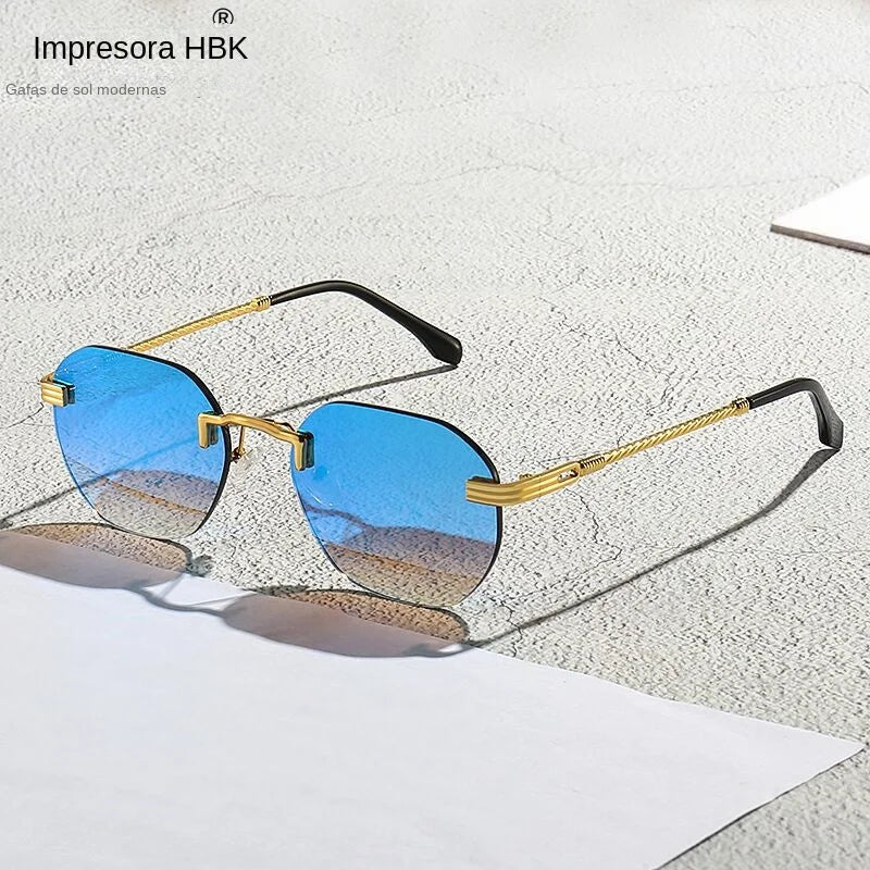 Gafas de Sol* HBK Blue MIRROR*: ¡Deslumbra con Estilo! 🌞